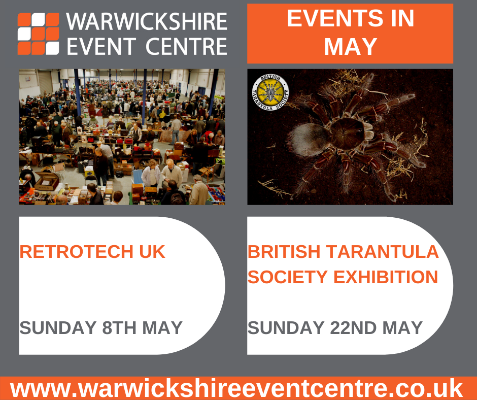 Warwickshire Event Centre - May Events