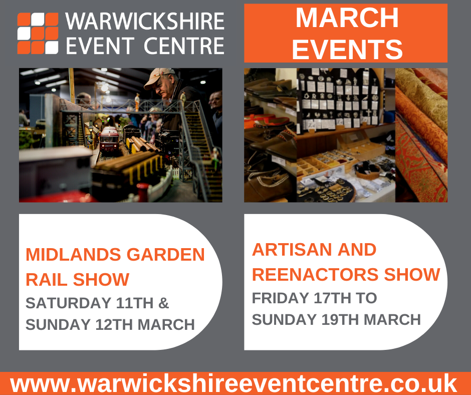 Warwickshire Event Centre - March Events